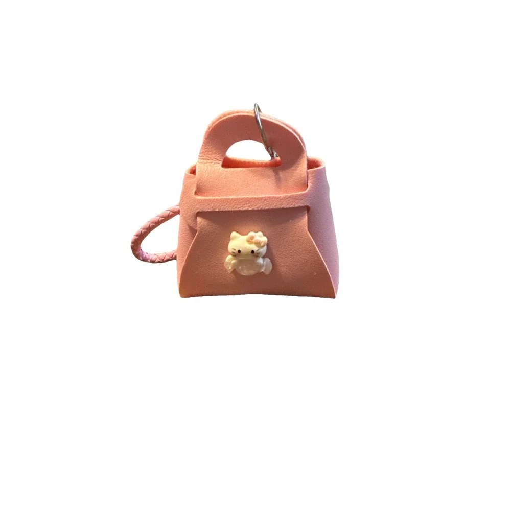 Sanrio Mini Tote Bag Keychain 3‎ PCS - Ear Bud Case - Kitty